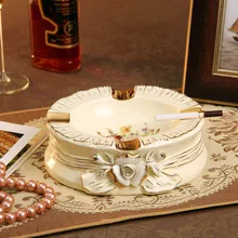 Европейском стиле роскоши высокого класса аксессуары для дома керамическая пепельница творческой личности модель номер интерьера ремесла