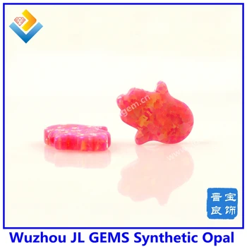 

(2pcs/lot) Quality guarantee opal pendant synthetic opal op42 11*13mm hamsa shape opal stone for necklace