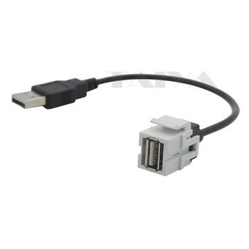 

Keystone USB female to male with short cable