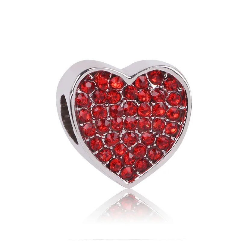 AIFEILI ювелирные изделия Европейский Шарм Fit Ожерелье Pandora личность бисера DIY подходящий браслет кулон красный элегантный Минни Чили