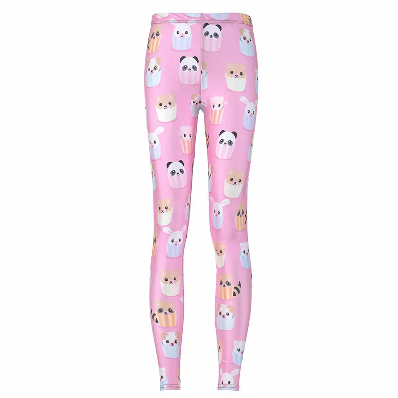 

Space Print Pants Candy Color Kawaii Pink Leggings Woman Legging Digital Printing Fitness Leggins New Fitness Women Hot