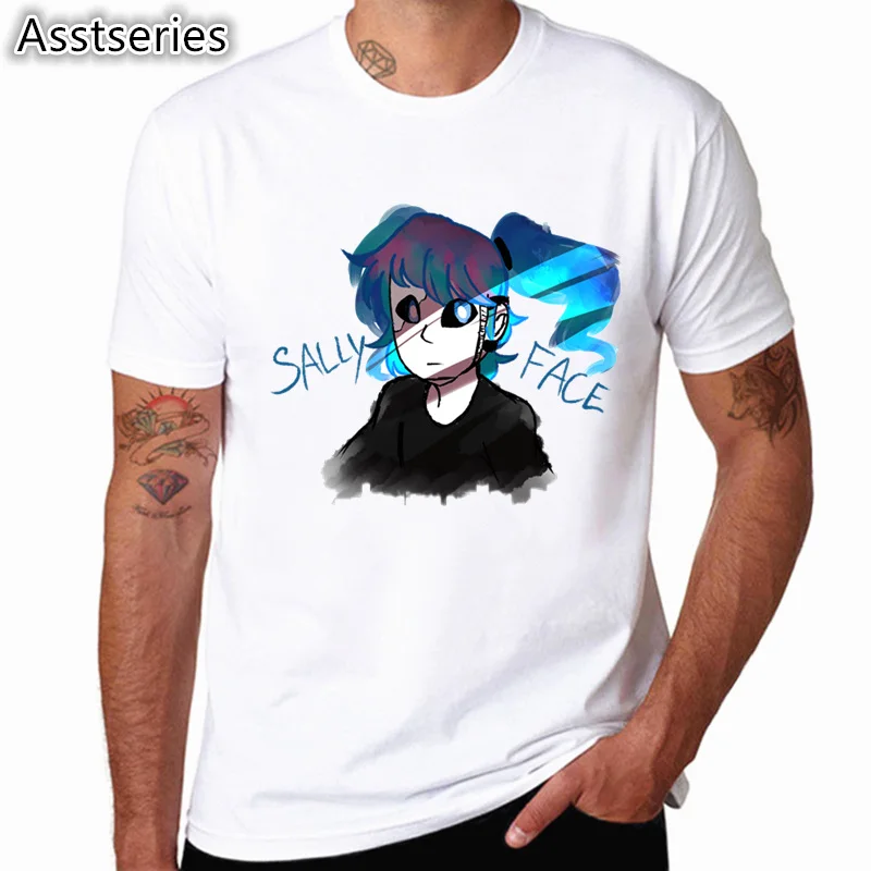 Sally Face T-shirt Men/Women Short Sleeve New Summer t shirts Men Game Sally Face t-shirt Fashion Mens Tops HCP4553 Sally Face T-shirt Men/Women Short Sleeve New Summer t shirts Men Game Sally Face t-shirt Fashion Mens Tops HCP4553