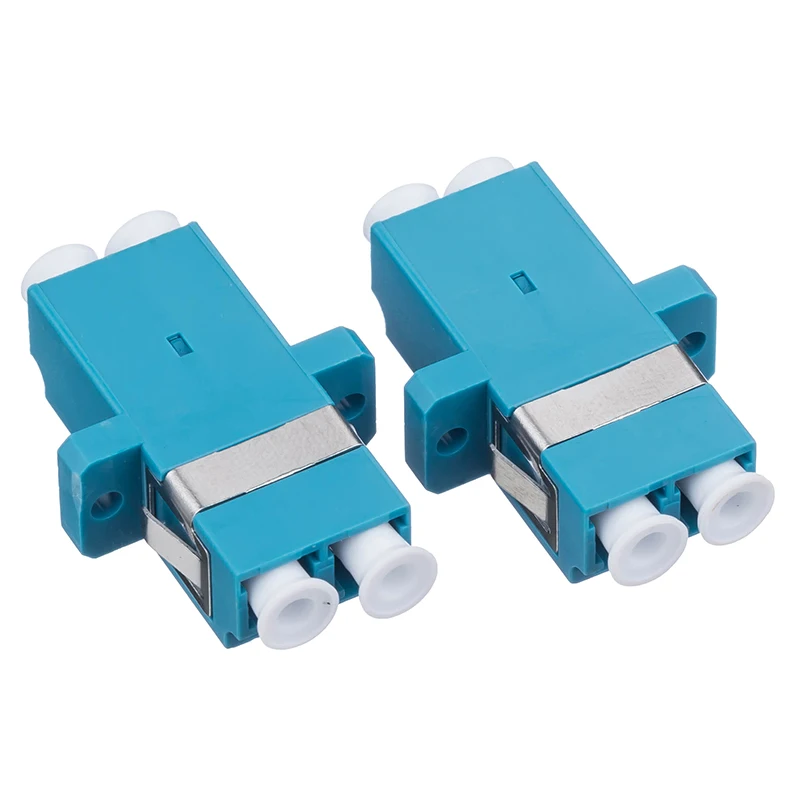

100pcs/lot TYPE LC-UPC SM DX Fiber Optical Adaptor LC UPC connector Adaptor