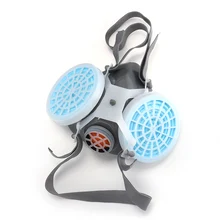Mascarilla de protección antipolvo de alta calidad, máscara respirador Industrial antiniebla para polvo y carpintería, mascarilla de pulido, 0701