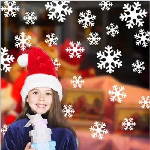 1PC Christmas Snowflake Window Glass Sticker Frozen Decal Vinyl Xmas Snow Decor