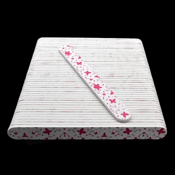 

50pcs/lot Nail File Polishing Wholesale Buffing Lima Electrica Manicura Pedicura Pink Salon Set Podologia High Qualtity Art Tool