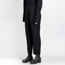 27-44 Для мужчин одежда стилист Подиум Модные свободные льняные повседневные штаны костюм плюс размер костюмы