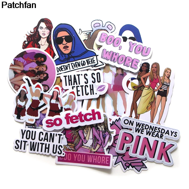 Patchfan 20 штук означает девушки творческие значки DIY декоративные наклейки стиль