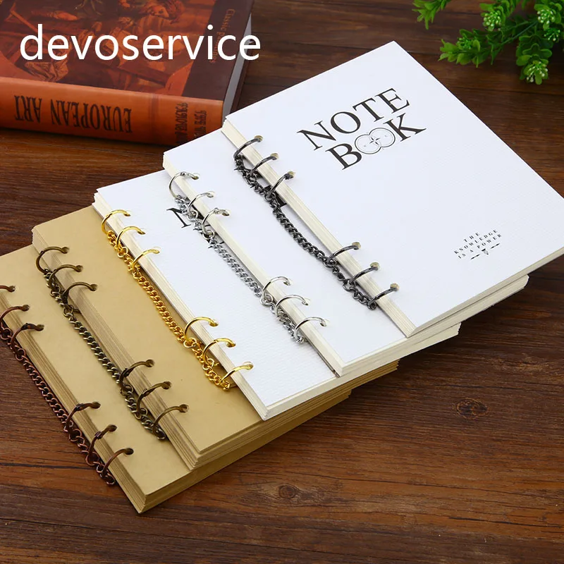 High Grade Metal Loose Leaf Ring Loose Leaf BInding Ring Notebook Stainless Steel Binder File Folder Diary Clips Binding