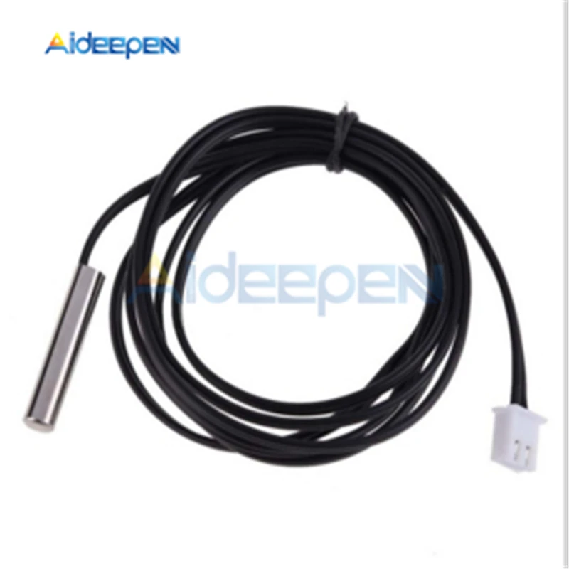 Waterproof 30CM 30 см 50 см 1 м 2 м 3M NTC 10 к 1% 3950 водонепроницаемый термистор точность датчик температуры провод кабель зонд для Arduino W1209 W1401 - Цвет: Waterproof 30CM