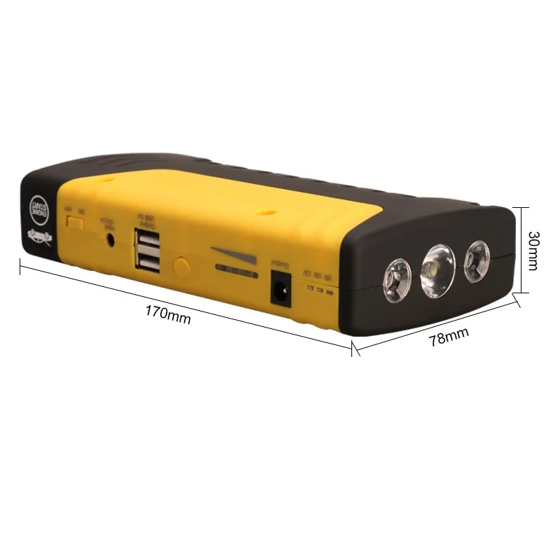 2018 Mini Emergency Starting Device Car Jump Starter 12V Portable Power Bank Car Charger for Car Battery Booster Petrol Diesel 