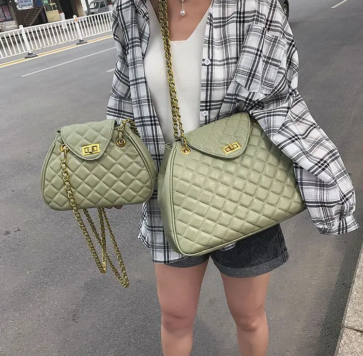 Large Shoulder Bag Women Travel Bags Leather Pu Quilted Bag Female Luxury Handbags Women Bags Designer Sac A Main Femme