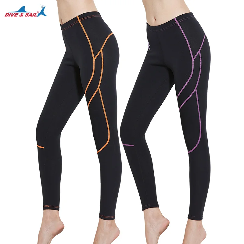 Брендовые 3 мм женские неопреновые гидрокостюмы зимние штаны для плавания