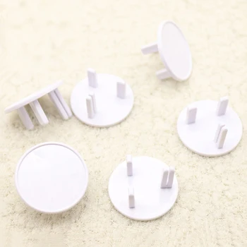 

5/10/20Pcs White UK Power Socket Outlet Mains Plug Cover Baby Child Safety Protector Anti Electric Shock Child Plug Guard Cover