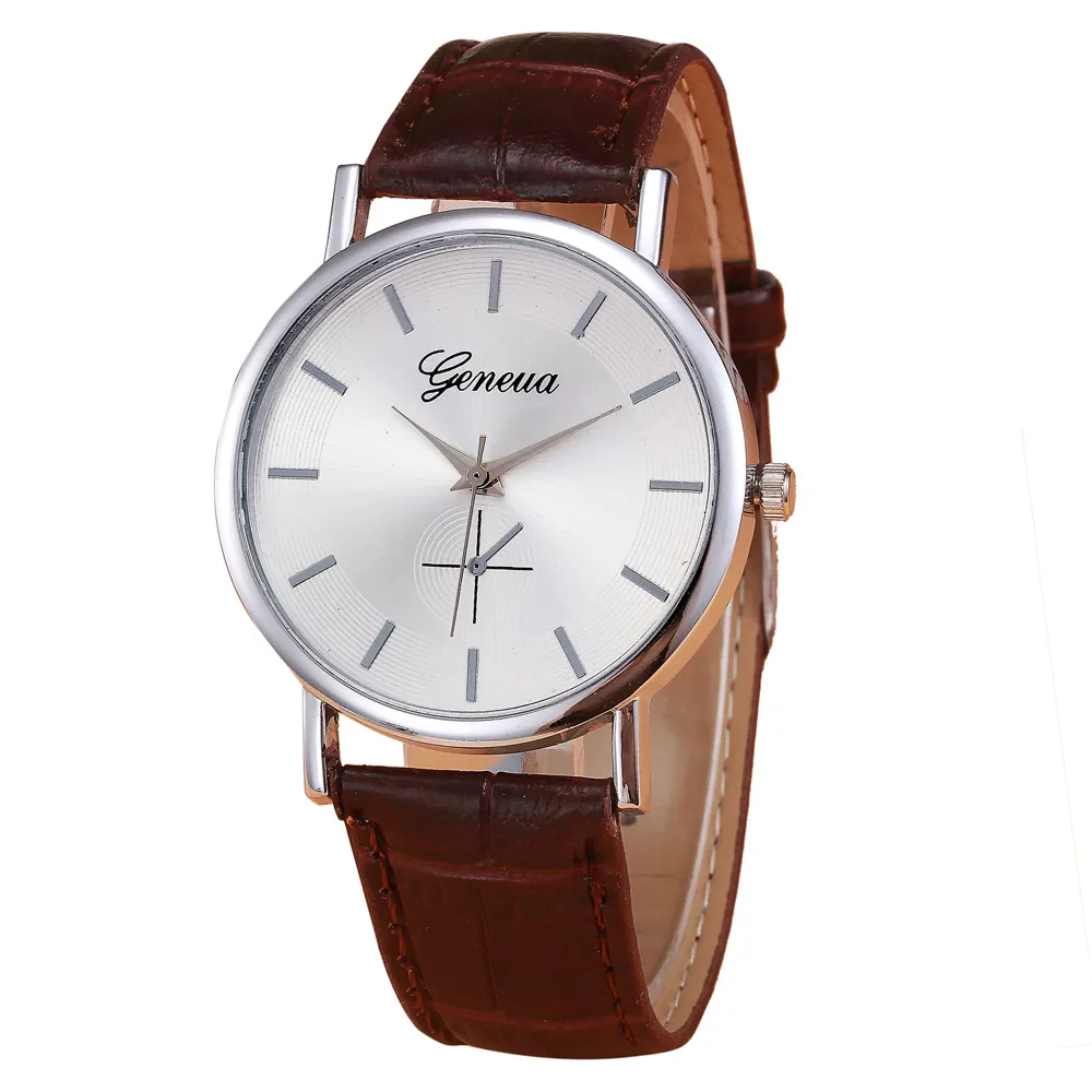 

GEMIXI Fashion Watches women luxury brand wristwatches fashionable Retro Design Leather Band Analog Alloy Quartz Wrist Watch