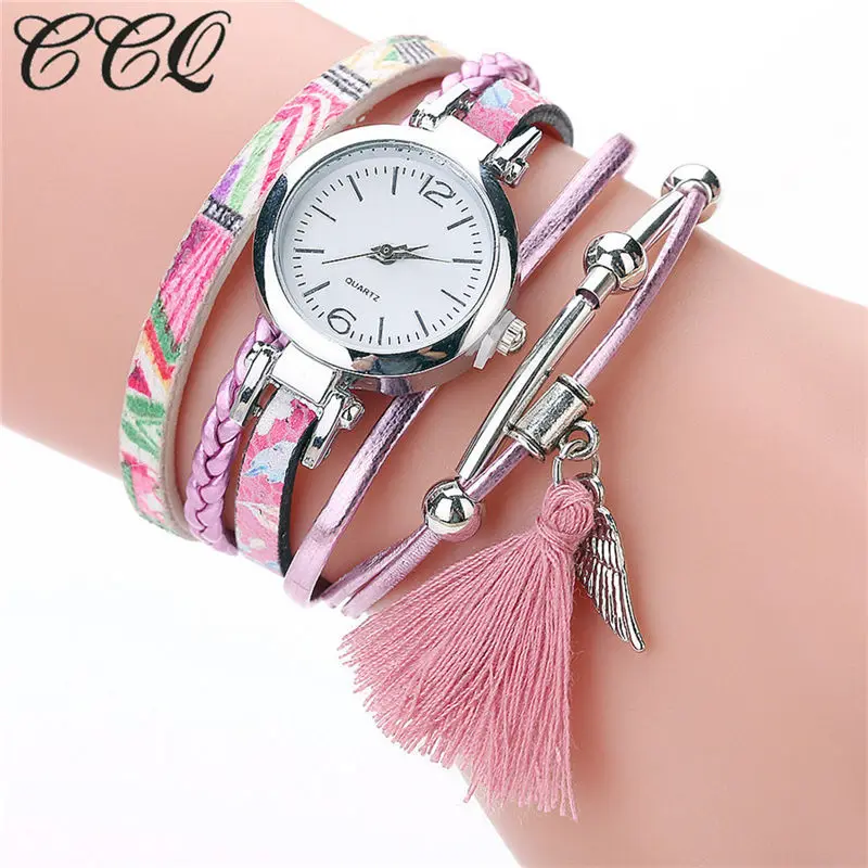 Модные высококачественные популярные часы для женщин и девушек, аналоговые кварцевые наручные часы, женские часы-браслет, Reloj pulsera - Цвет: B
