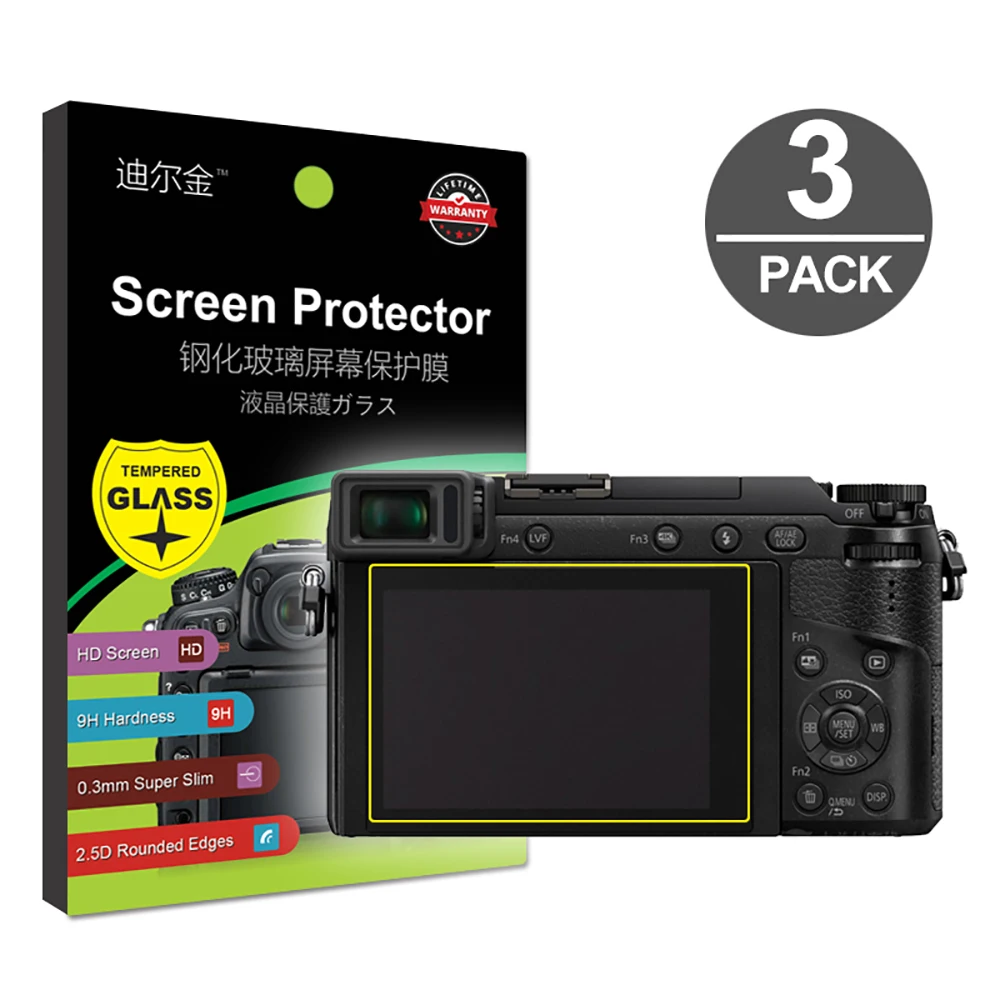 Защитное стекло закаленное для Panasonic GH5 GH5S GH4 GH3 GX85 GX80 LX10 GX9 GX7III GX850 GX800 GF9 GF8 GF7 GM1S GX7 |