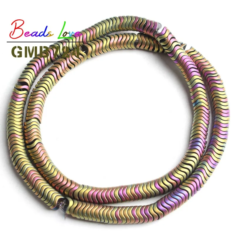6 мм матовые многоцветные плоские гематитовые бусины для самостоятельного изготовления ювелирных изделий браслет ожерелье 15 дюймов - Цвет: Colorful