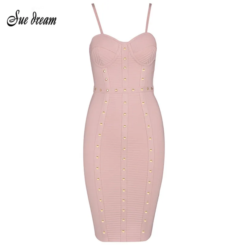 

2018 Women Summer Bandage Mini Dresses Black Apricot White Button Studded Vestidos Celebrity Runway Party Bodycon Dress