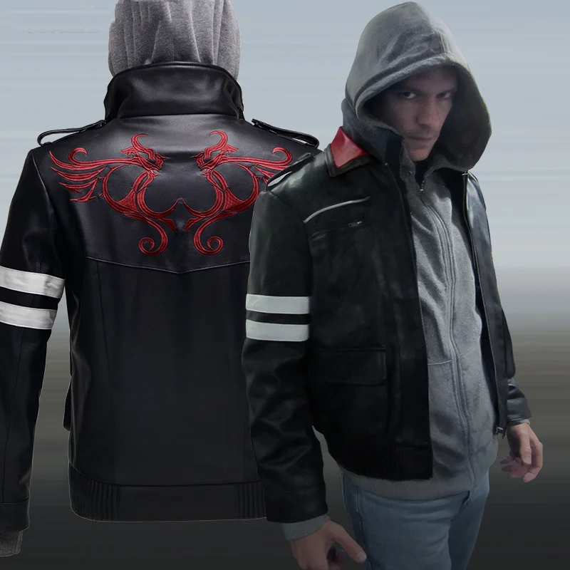 Игра прототип Alex Mercer pu кожаная куртка зимнее пальто Хэллоуин косплей костюмы для