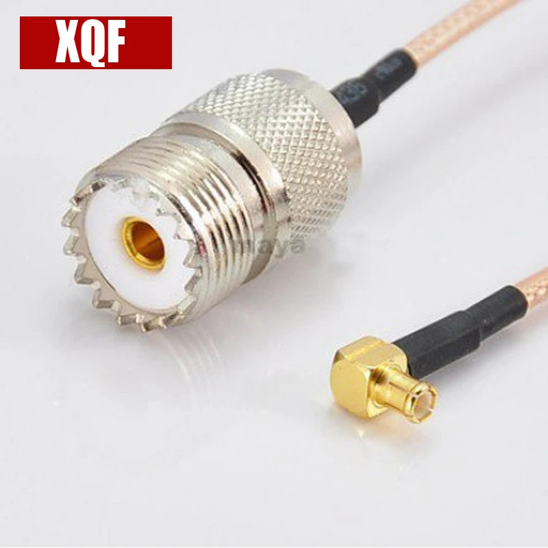 XQF радиочастотный коаксиальный кабель UHF SO239 PL259 гнездо до MCX прямоугольный разъем