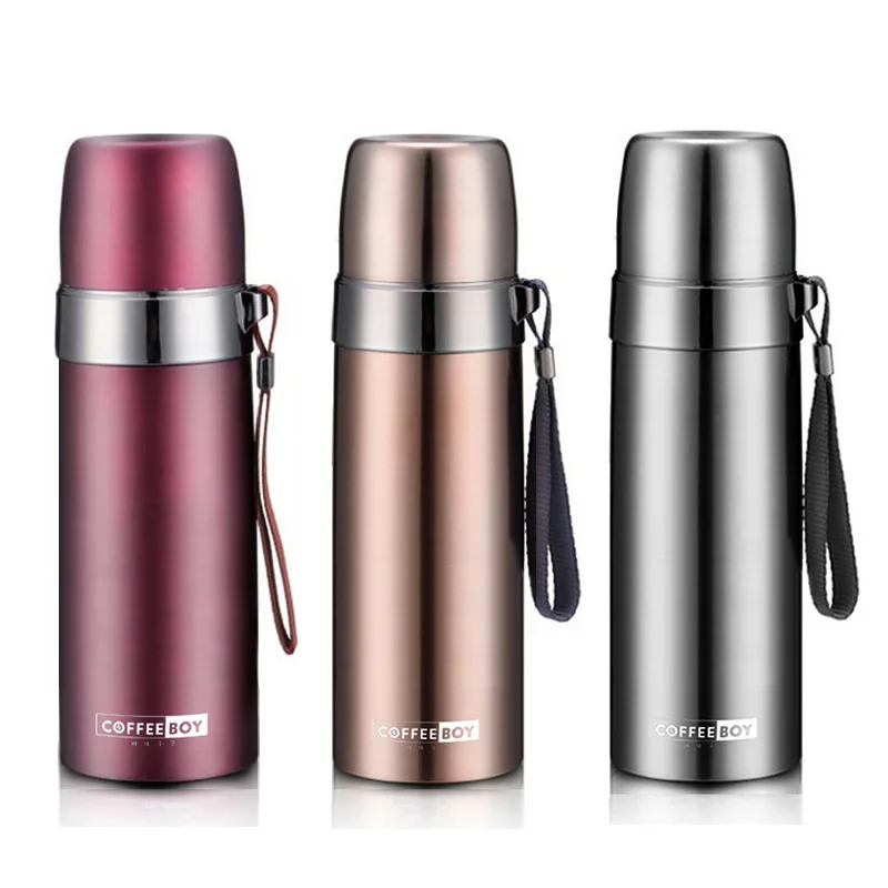 

500ml Portable Vacuum Flasks 304 Strainless Steel thermos bottle thermo mug insulated cup Thermoses termos thermocup
