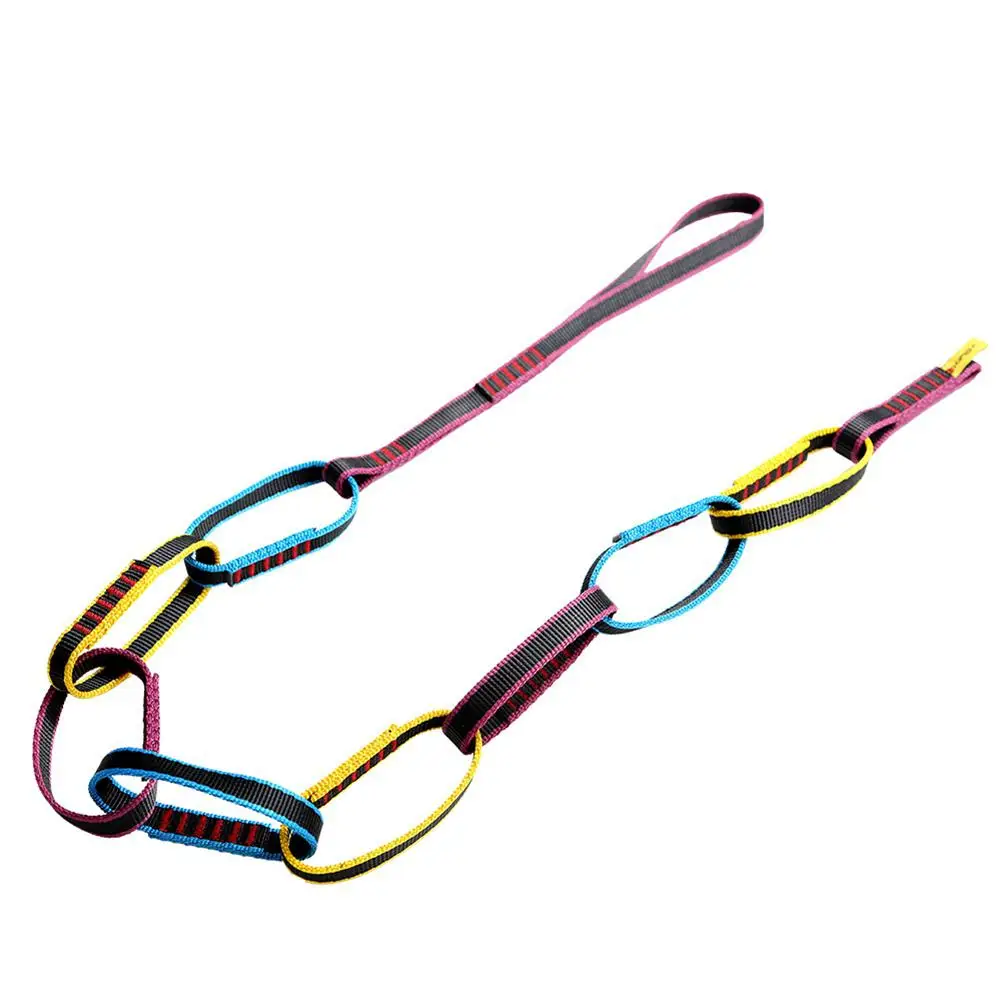 

Yfashion Outdoor Daisy Rope Ring Shape for Rock Climbing Descending Equipment