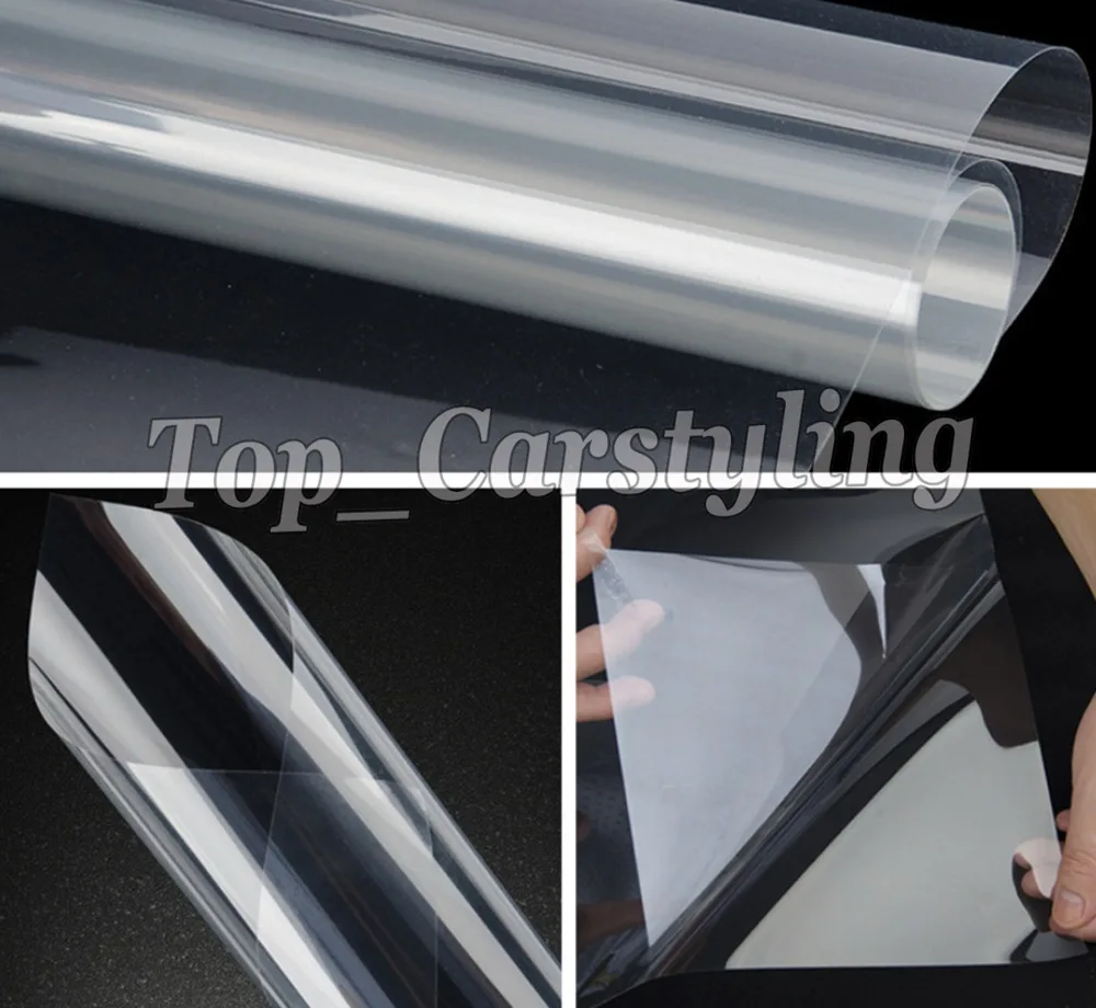 2 Mil Transparent Clear Shatterproof Safety Window Glass Film explosion