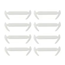 Эластичные силиконовые шнурки для обуви 12 без шнуровки, плоские силиконовые шнурки для кроссовок шнурки без завязок для детей и взрослых