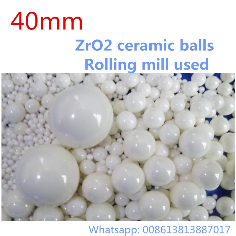 

1kg/lot 40mm 20mm ball ZrO2 ceramic balls Zirconia balls used for Planetary mill Agitating mill roller mill Sanding mill machine