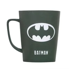 Batman kaffeetasse Superman tee tasse Iron Man tassen und becher Captain America große kapazität senden deckel und löffel
