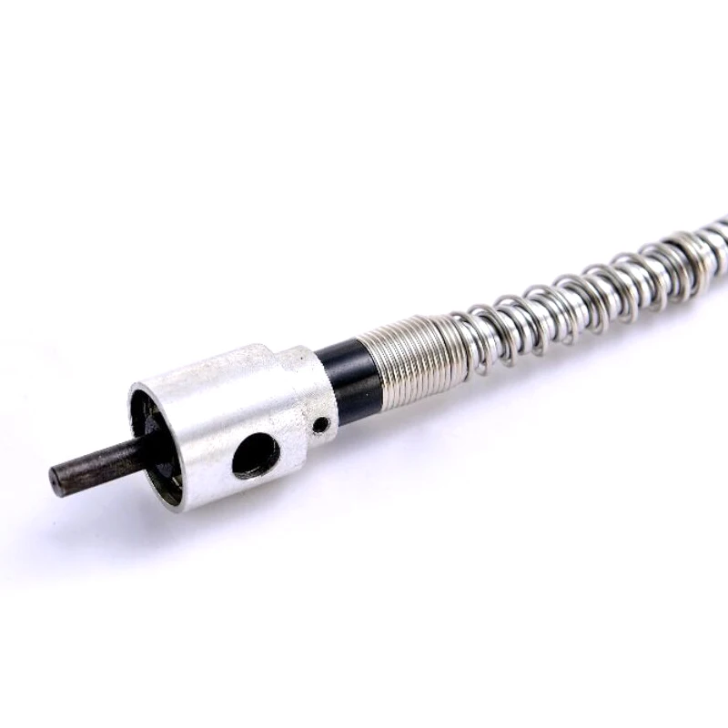 Электрический шлифовальный станок подвесной шлифовальный мягкий вал 6 мм трехкоготь Универсальный цанговый 0,5-6,5 мм металлическая ручка
