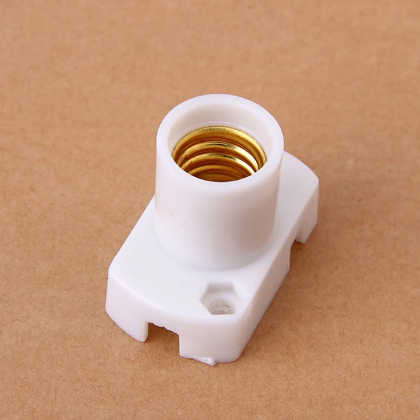 2 Piece Socket Plastic Light Lamp Holder for E12 Screw Type Light Bulbs AC 220V High Quality 