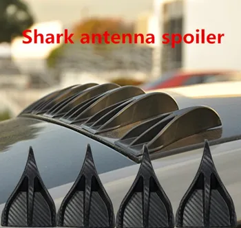 

Top racing new design Air Vortex Generator Diffuser Roof Shark Fins Spoiler Wing 8pcs Set Kit fit for Cruze Eco