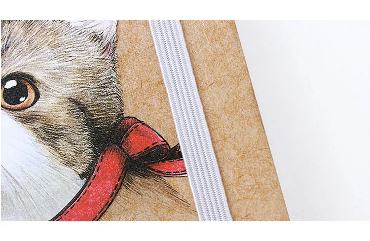 A5 A6 A7 мини большой крафт-бумага японский кот в твердом переплете блокнот подарок кошки планировщик аганда Еженедельный план месяц планировщик