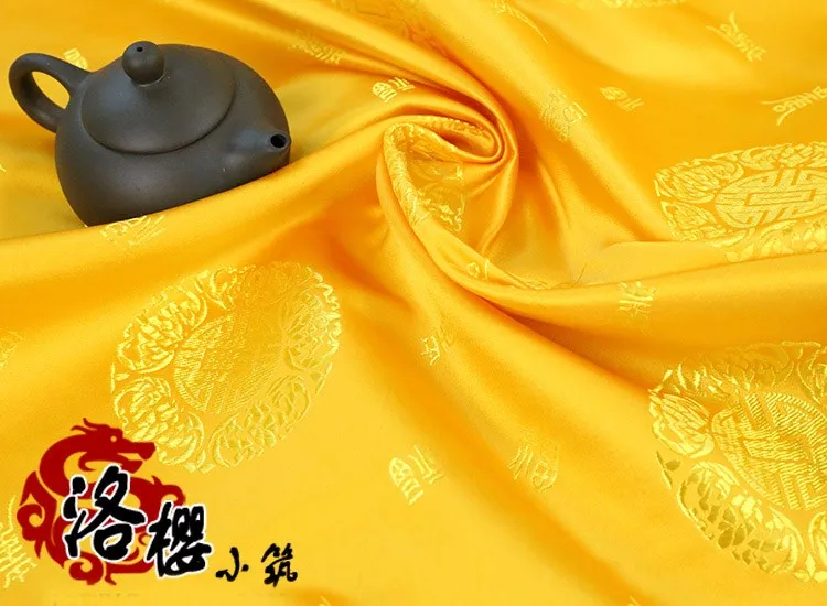 Фу Си древний костюм Китайская одежда жаккардовая парча Cos шелковый атлас швейная Дамасская ткань