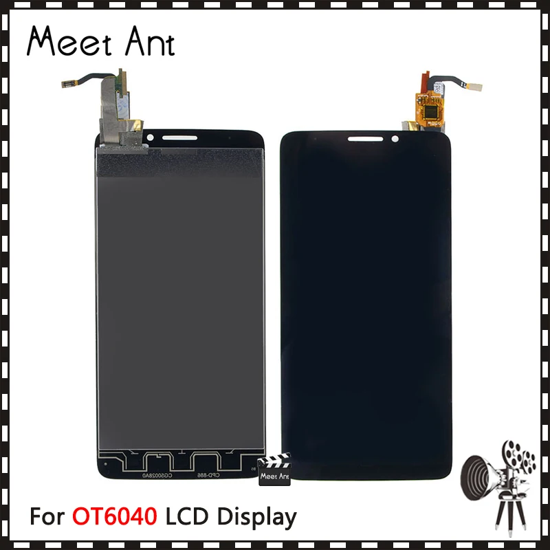 

10pcs High Quality 5.0'' For Alcatel One Touch Idol X OT6040 6040 6040D LCD Display Screen With Touch Screen Digitizer Assembly