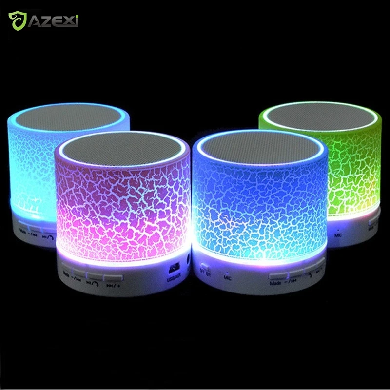 Column Led Mini Wireless Bluetooth Speaker Tf Usb Fm Portable Music Loudspeakers Hand Free Call For Iphone 6 Phone Pc With Mic Speakerbluetooth Aliexpress 
