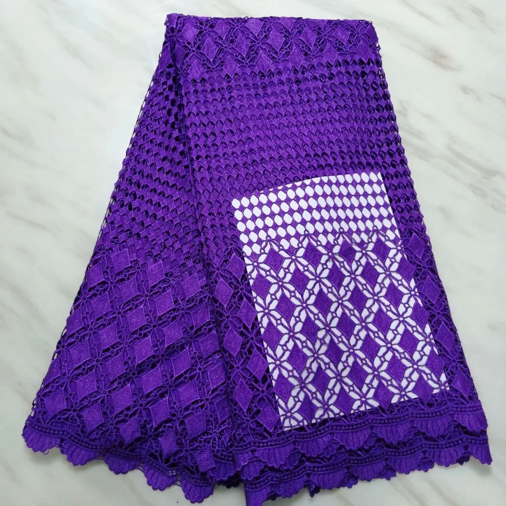 

High Quality African Guipure Cord Lace,Nigeria soluble Water Lace Fabric For dress Gift Wedding 5yd/lot F16AP022