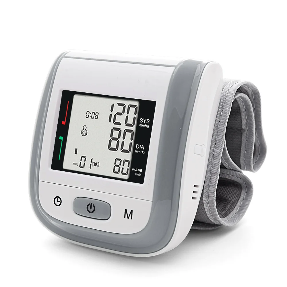 Yongrow Tonometer 자동 손목 디지털 혈압 모니터 디지털 lcd 혈압계 심장 박동 속도 측정기 2016