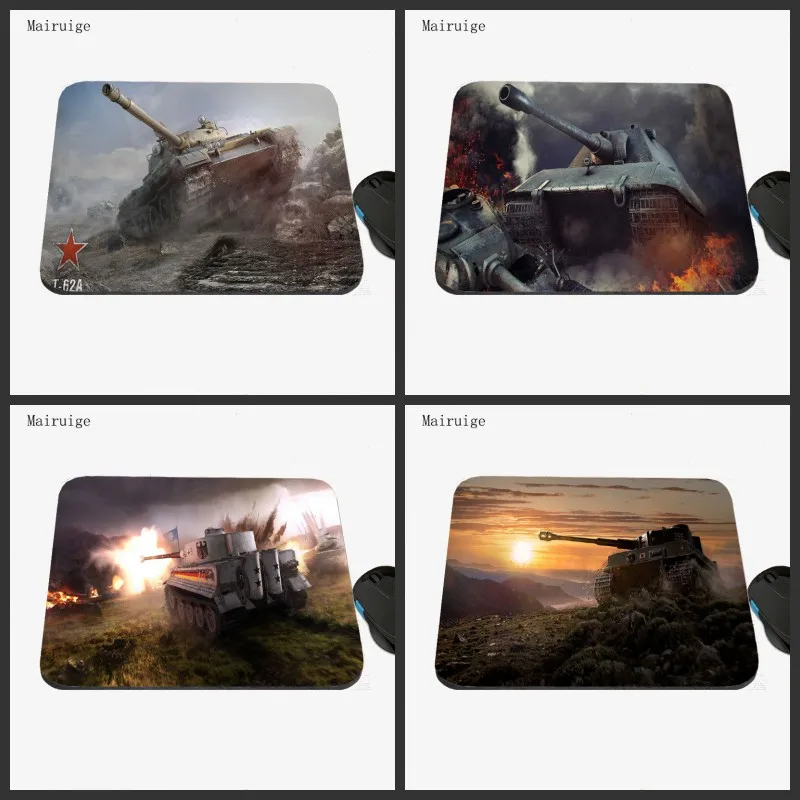 

Mairuige World of tanks To Mouse Notbook Computer Mousepad 22x18 Rubber DIY Durable Anti-slip Gaming pad For laptops PC mats