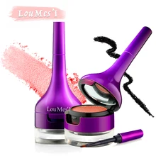 Loumesi eyeliner + eye shadow 2 in 1 eye Makeup Eye Shadows Cream easy to carry 6 different colors free shipping