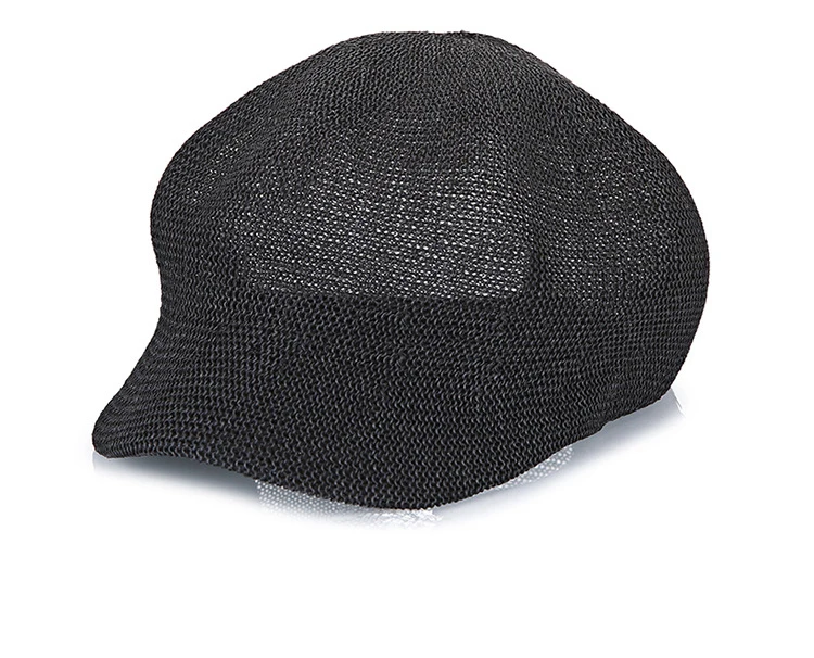 Женская шляпа весна и лето новая травяная пряжа восьмиугольная шляпа простая шляпа Освежающая дышащая шляпа от солнца A12