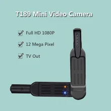 T189 micro Cámara 8 MP Full HD 1080 p mini cámara de la pluma grabadora de voz digital video camera Recorder Televisiones portátiles fuera mini cam