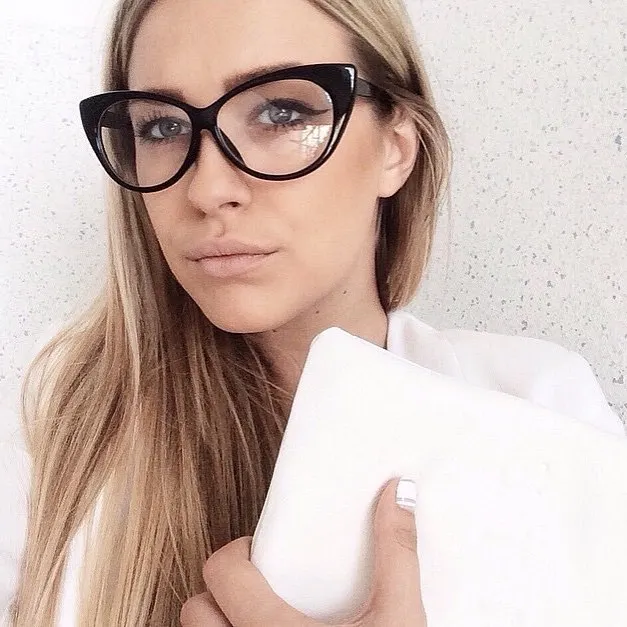 

NEW Cat Eye Glasses Vintage Sunglass Women Men Optical Aviation eyeglass Clear Anti-fatigue Computer Reading