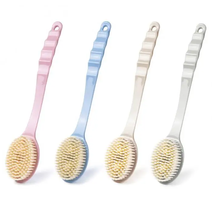 Corpo de Volta Escova de Chuveiro para Homens Alta Qualidade Purificador Esfoliante Long Handled Banho 3 Beleza e saúde
