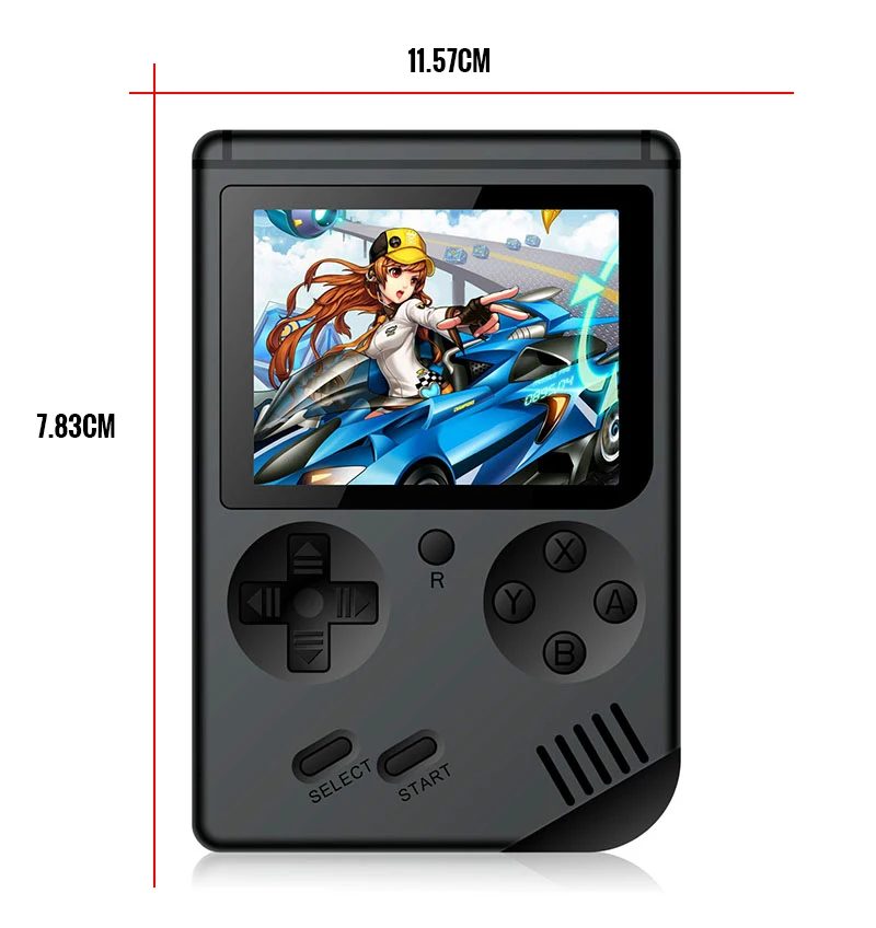 Coolbaby ретро мини 2 Rs-6A портативная игровая консоль эмулятор встроенные 168 игры видеоигры портативная консоль(черный