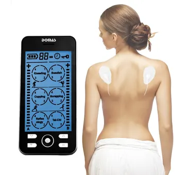 

DOMAS TENS Unit Electronic Massager Pain Relief Machine for Neck Shoulder Muscle Sore Joint Lower Back Pain
