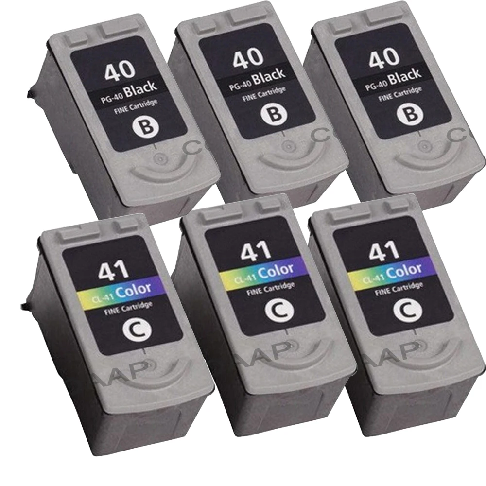 6x Pg-40 Cl-41 Compatible Ink Cartridge For Canon Pixma Mp140 Mp150 Mp160 Mp180 Mp190 Mp210 Mp450 Mp470 Printer - Ink - AliExpress