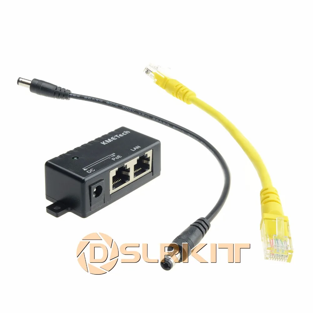 Passive Power Over PoE Splitter SET Module Wall Mount (4,5+/7